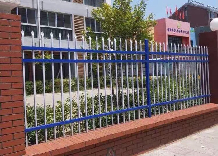 定南学校幼儿园锌钢围栏护栏工程案例